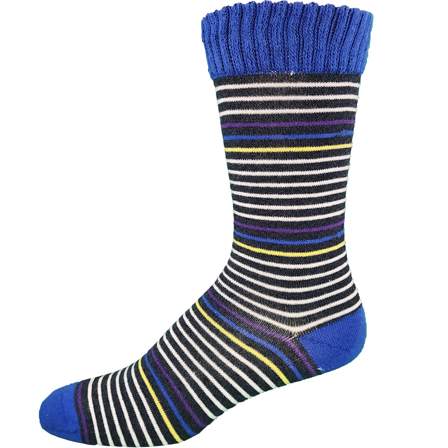 Simcan Color Series™ Mid-Calf Dress Socks, Turbine, Denim