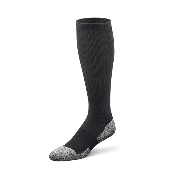 Dr. Comfort Diabetic 15-20 mmHg Knee High Support Socks, Black