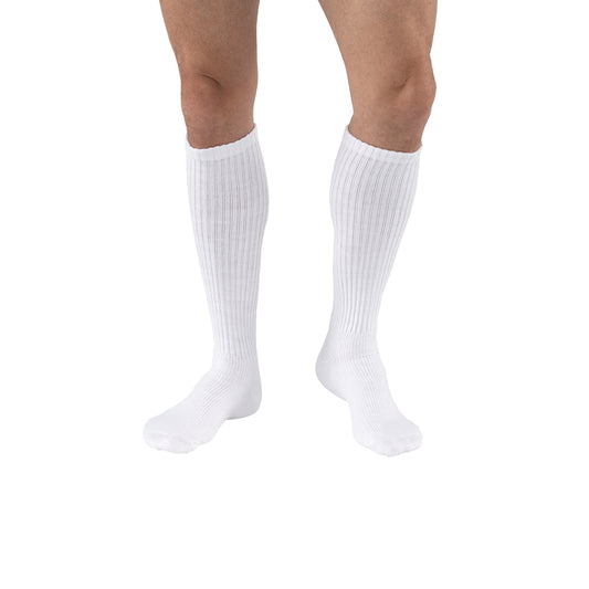 Jobst Sensifoot 8-15 mmHg Diabetic Knee High Socks, White