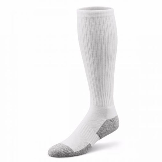 Dr. Comfort Diabetic Over-the-Calf Socks, White