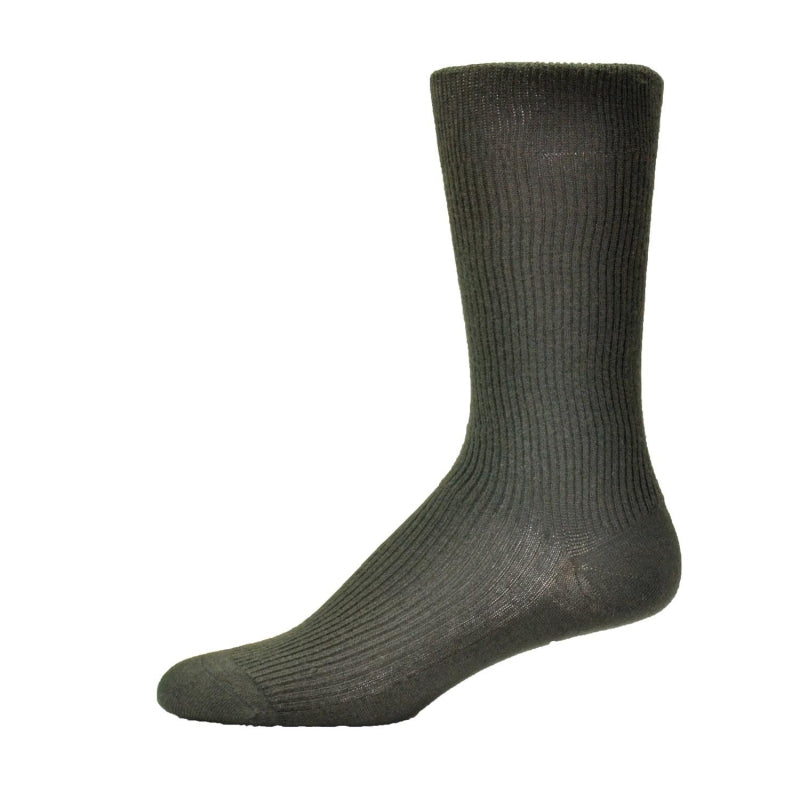 Simcan Comfeez Mid-Calf Dress Socks, Charcoal