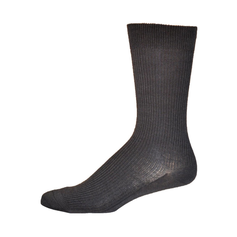 Simcan Comfeez Mid-Calf Dress Socks, Black