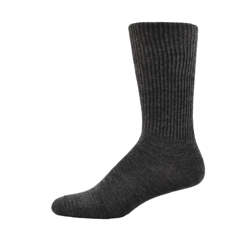 Simcan Comfort Merino Wool Mid-Calf Socks, Charcoal