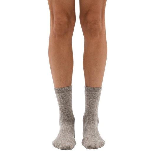 Dr. Comfort Marl Therapeutic Comfort Wool Socks, Marl Brown