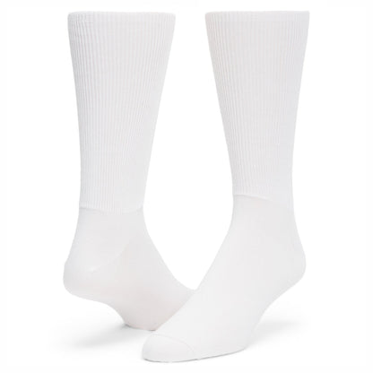 Wigwam Diabetic Walker Crew Socks, White