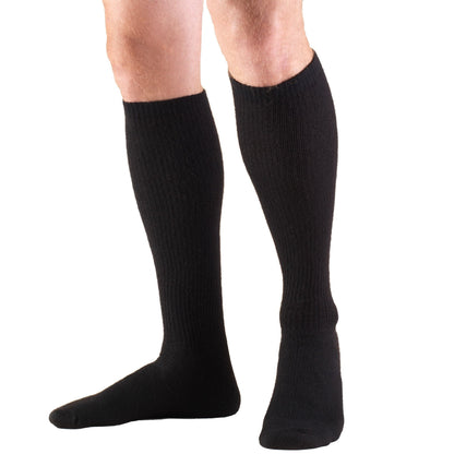 Truform TruSoft 8-15 mmHg Over Calf Sock, Black
