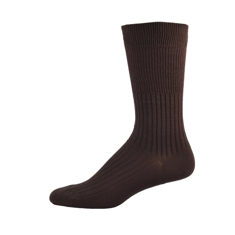Simcan Tender Top® Mid-Calf Socks, Brown