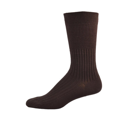 Simcan Tender Top® Mid-Calf Socks, Brown