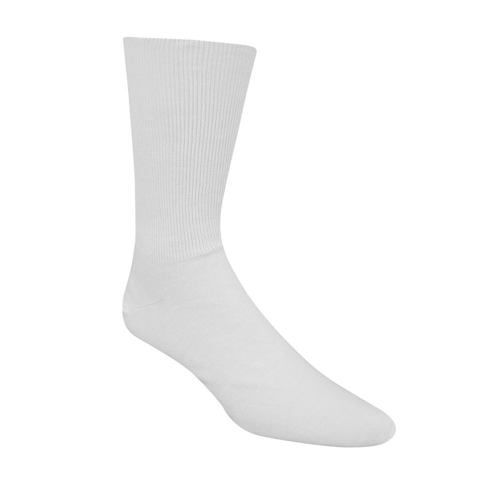 Wigwam Big Easy Crew Socks, White