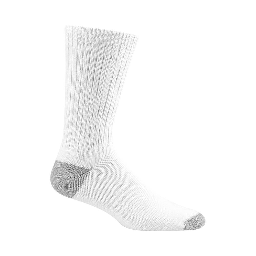 Wigwam Diabetic Sport Crew Socks, White