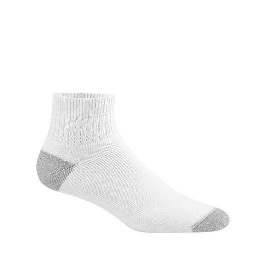 Wigwam Diabetic Sport Quarter Socks, White