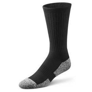 Dr. Comfort Diabetic Crew Socks, Black