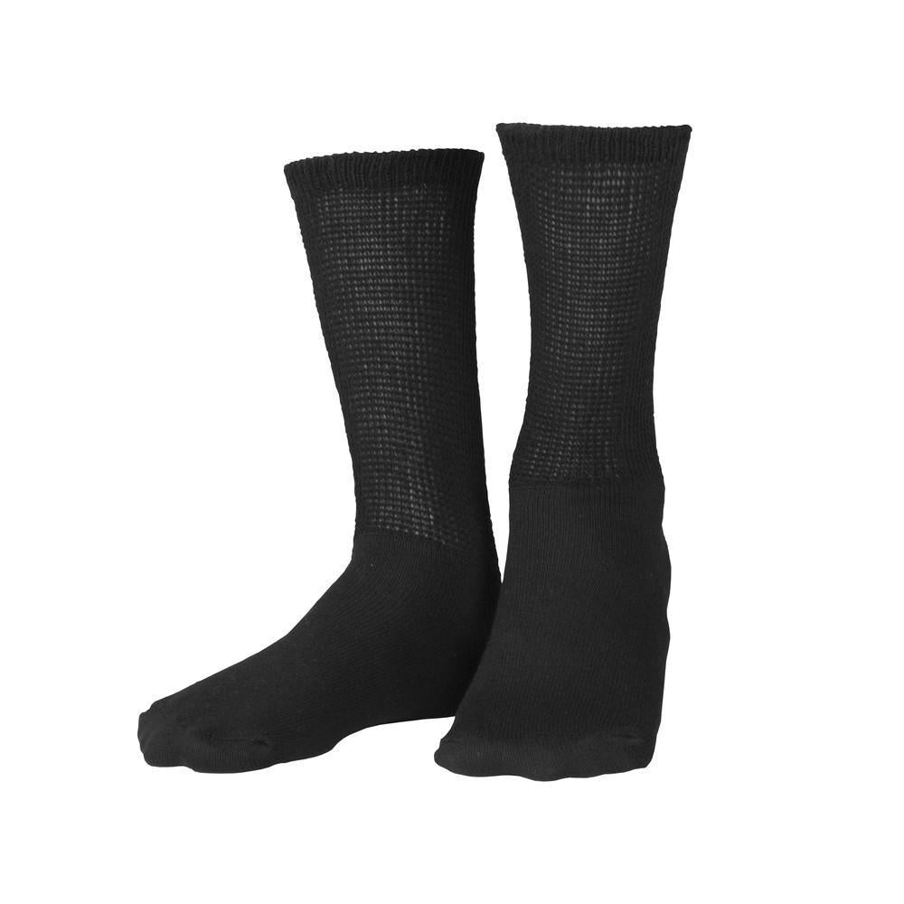 TRUFORM Loose Fit Diabetic Sock, 3 Pack, X-Large / Black TRUFORM Loose Fit Diabetic Sock, 3 Pack, X-Large / Black