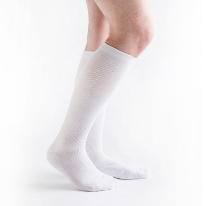 VenActive Hydrotec® Comfort Diabetic Knee High Socks, White